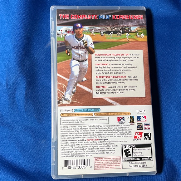 [PSP Game] Major League Baseball 2K8 - Picture 2 of 2